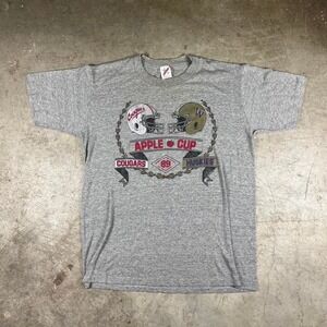 Vintage 80s cougars vs huskies football apple cup football championship game